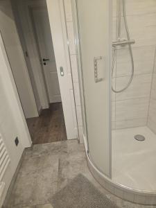 Koupelna v ubytování Ferienwohnung Grimma + 12 fotografií