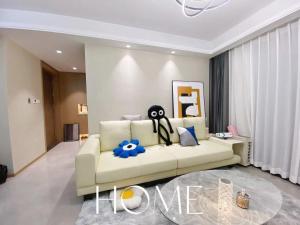 Χώρος καθιστικού στο Shanghai HongQiao Airport Branch National Convention and Exhibition Center great 3 bedrooms Boutique designer house have two bathrooms