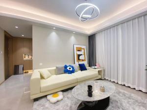 Χώρος καθιστικού στο Shanghai HongQiao Airport Branch National Convention and Exhibition Center great 3 bedrooms Boutique designer house have two bathrooms