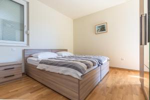 Voodi või voodid majutusasutuse AP 6+2 in one of the most luxury building in Omis toas