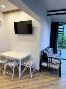 TV a/nebo společenská místnost v ubytování Agora Sundeck Tsikhisdziri