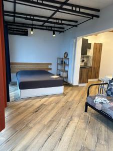 Postel nebo postele na pokoji v ubytování Agora Sundeck Tsikhisdziri