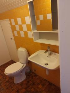 Koupelna v ubytování Veberöd Centrum Apartment