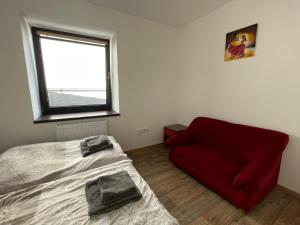 Posezení v ubytování Apartmán u Velké brány