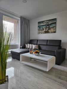 A seating area at Apartmány Urban