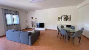 Χώρος καθιστικού στο Villetta con giardino