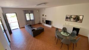 Χώρος καθιστικού στο Villetta con giardino