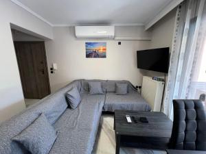 Гостиная зона в Luxury Apartment Agia Triada