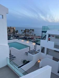 A view of the pool at Albatros Apartments by Malibu or nearby