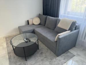 Posezení v ubytování Apartament Słoneczny