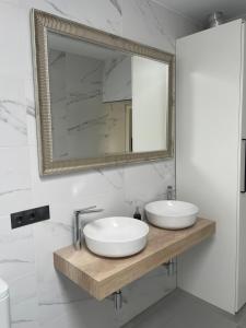 Koupelna v ubytování Suite Lithos