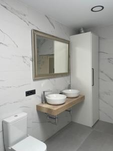 Koupelna v ubytování Suite Lithos