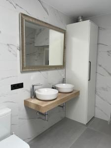 Koupelna v ubytování Suite Lithos