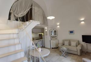 TV a/nebo společenská místnost v ubytování Masseria Verbena suites