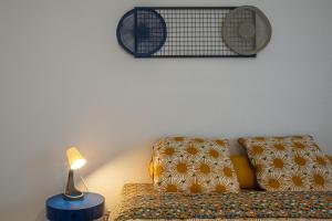 Posteľ alebo postele v izbe v ubytovaní Le Spacieux Anatole, T3 bis, centre ville Narbonne