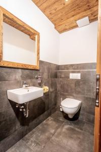 Kúpeľňa v ubytovaní Alpen Chalet Wohnung "Martha"
