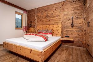 Posteľ alebo postele v izbe v ubytovaní Alpen Chalet Wohnung "Martha"