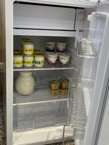 Kuchyň nebo kuchyňský kout v ubytování Hôtel Elaïa