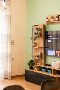 TV a/nebo společenská místnost v ubytování Harmony House