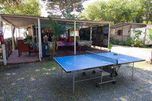 Stolní tenis v ubytování Camping La Focetta Sicula nebo okolí