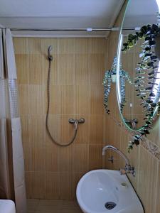 Koupelna v ubytování Gallery apartment + 37 fotografií