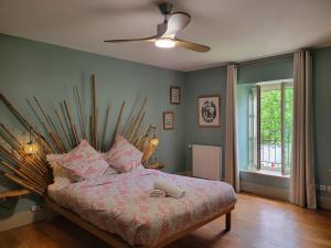 Postel nebo postele na pokoji v ubytování Chambre d'hôtes LE FLACON DE LA VERROUILLE + 37 fotografií