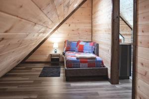 Istumisnurk majutusasutuses The Secluded Reset Button Cabin