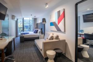 Postel nebo postele na pokoji v ubytování Corporate Living Accommodation Abbotsford
