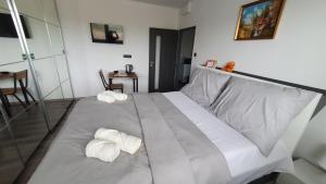 Postel nebo postele na pokoji v ubytování LilLy HOME 36