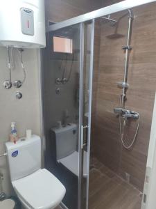 Koupelna v ubytování Accomodation Tanja studio