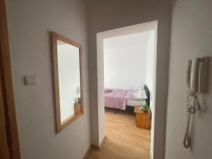 Łóżko lub łóżka w pokoju w obiekcie Apartamenty Vega