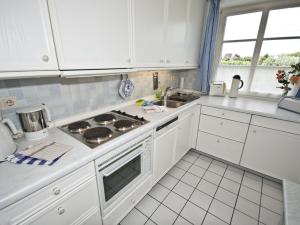 Dapur atau dapur kecil di Ferienwohnung AMARIS-Sylt mit schöner Loggia