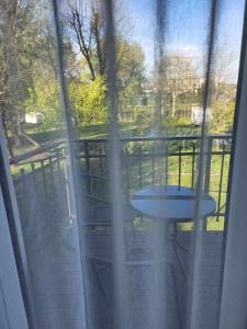 Μπαλκόνι ή βεράντα στο Apartament Słoneczny