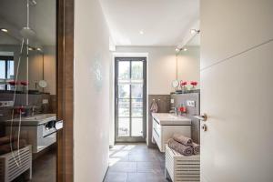 Η κουζίνα ή μικρή κουζίνα στο 54 Grad Nordost