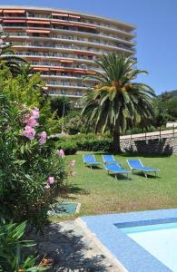 Bazén v ubytování Sun Beach nebo v jeho okolí