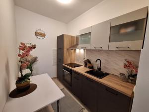 Kuchyňa alebo kuchynka v ubytovaní Apartman Valeria