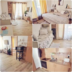 Posezení v ubytování Charmant appartement balcon et parking