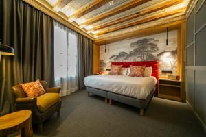 Кровать или кровати в номере Hotel La Pau
