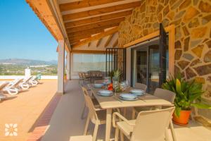 A balcony or terrace at Villa Sapphire by Abahana Villas