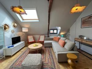 Χώρος καθιστικού στο Cosy Apartment in City Center +14 φωτογραφίες