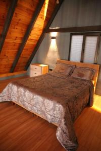 Un pat sau paturi într-o cameră la Kahraman Dag Evi