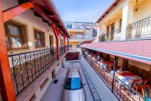 Balkón nebo terasa v ubytování Szinbád Hotel