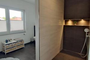 Een badkamer bij Wohnung in Sulingen