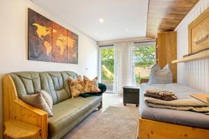Χώρος καθιστικού στο Ferienwohnung mit Aufenthaltsraum