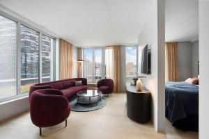 Posezení v ubytování Clarion Hotel Oslo