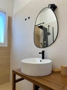 Koupelna v ubytování Li Mori Rooms