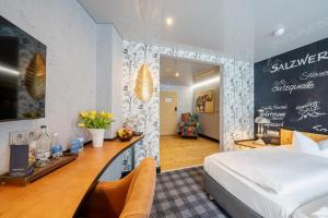 Voodi või voodid majutusasutuse SOLTHUS Hotel&SPA toas