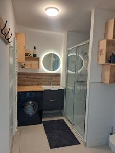 Η κουζίνα ή μικρή κουζίνα στο bel appartement avec terrasse