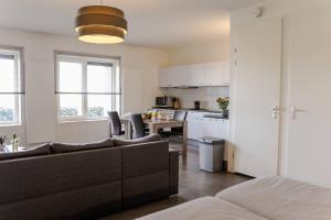 Kuchyň nebo kuchyňský kout v ubytování Strand Appartementen Wemeldinge