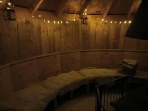 Lázně a/nebo wellness v ubytování Lucker mill shepherds huts